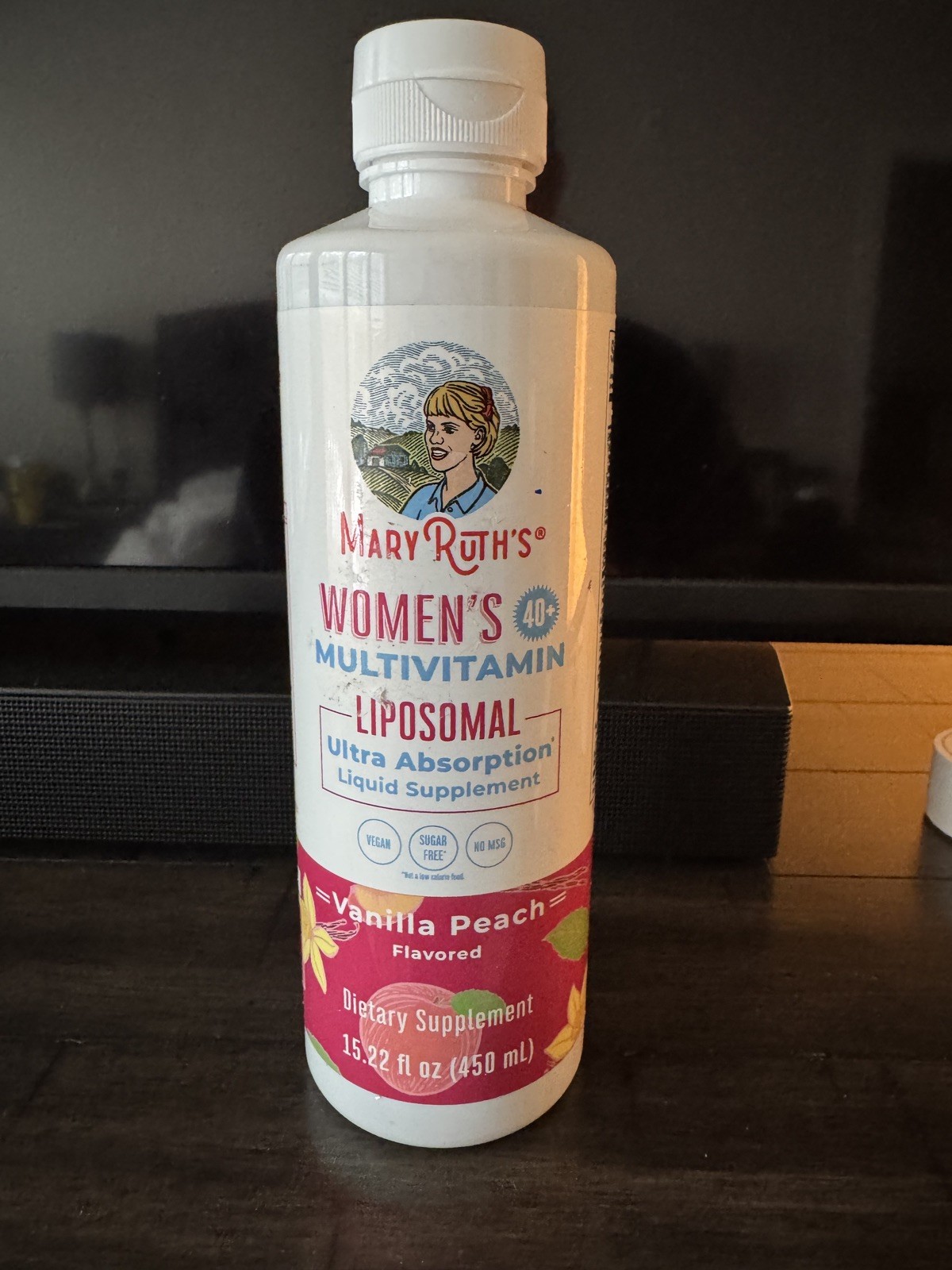 Mary Ruth’s Women’s Multivitamin 40+ Liposomal – Peach 15.22 fl oz