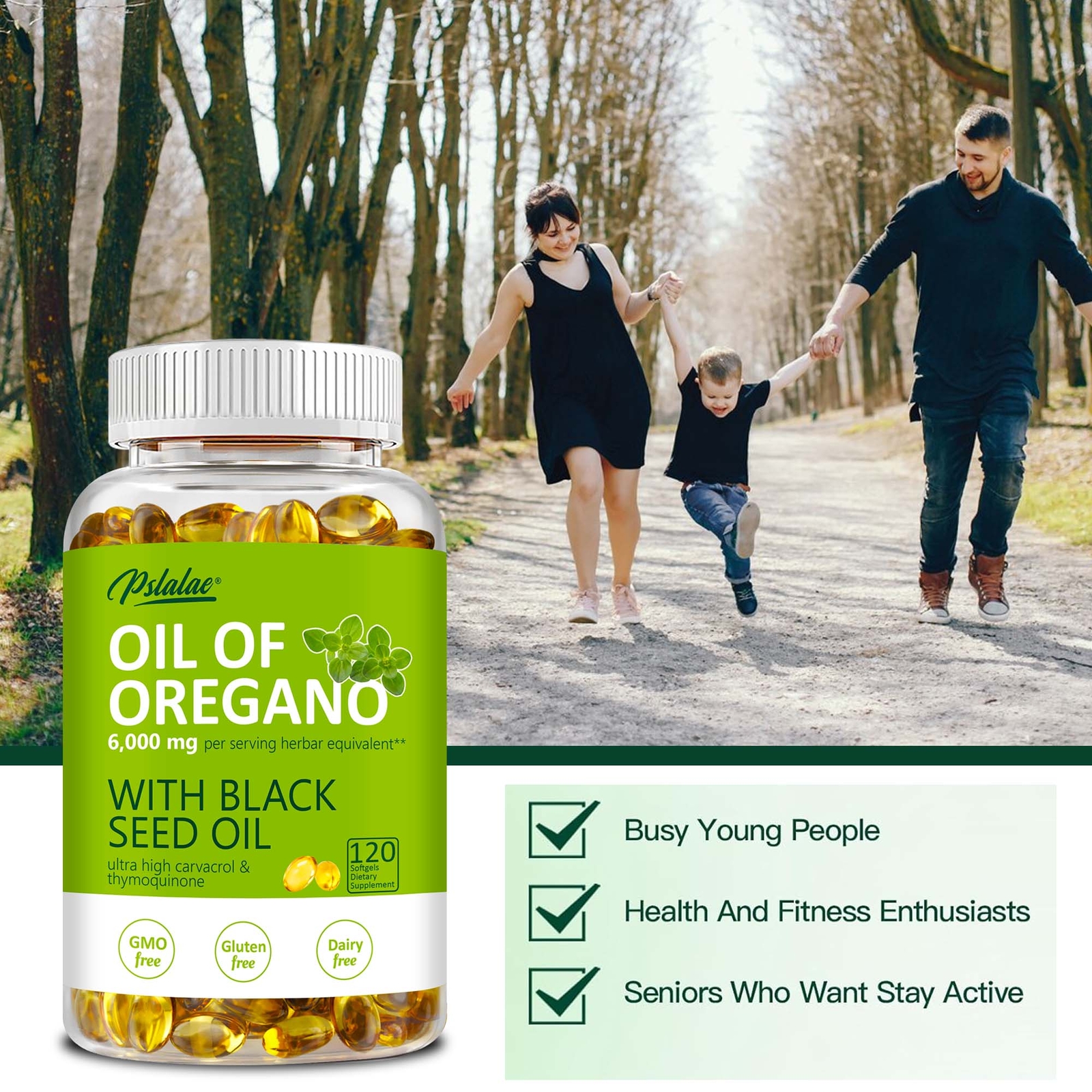 Oil of Oregano – with Black Seed Oil – Natural Immune Support,Digestive Support