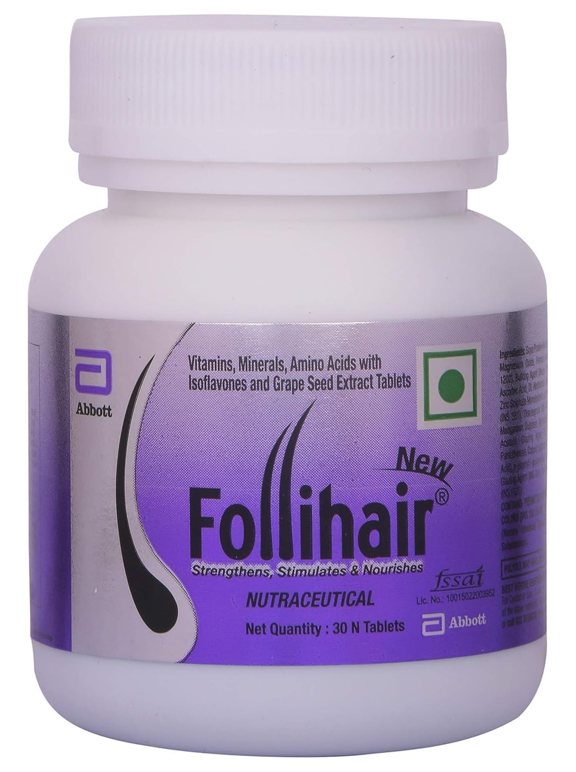 Follihair New Nutraceutical Pack of 30Tab