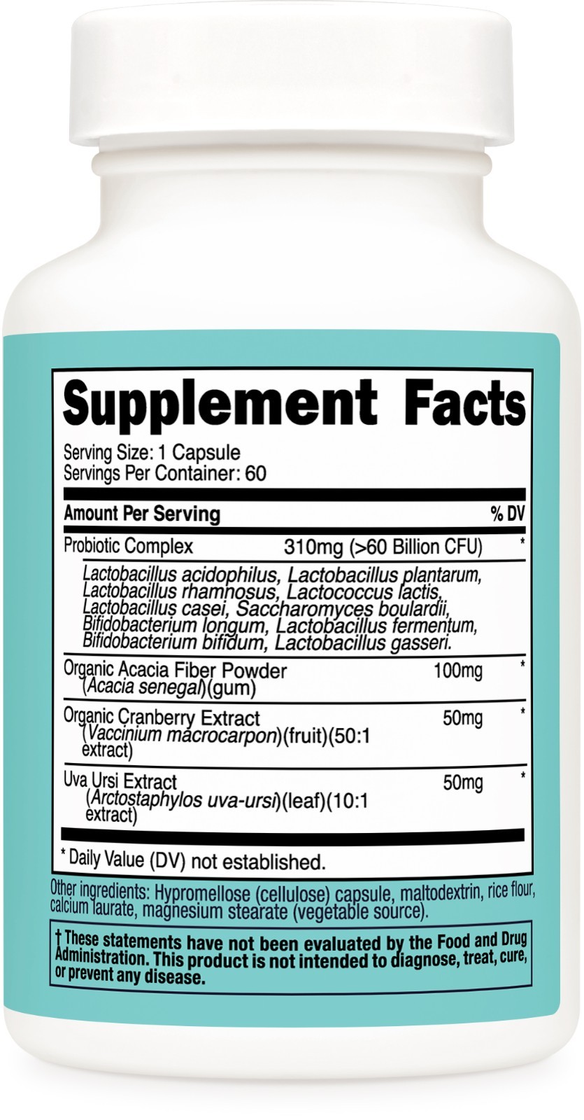 Nutricost Probiotic Complex for Women 60 Billion CFU, 60 Capsules