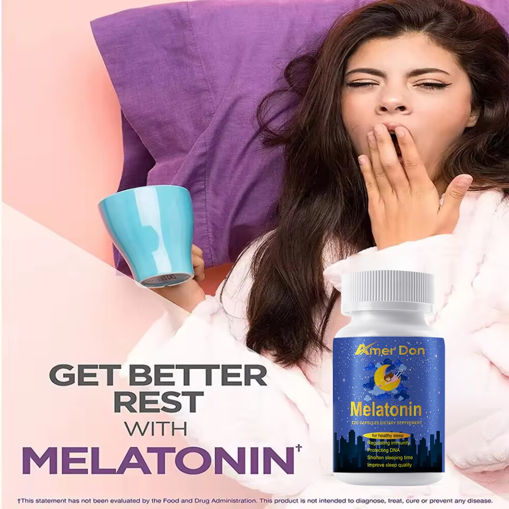 Melatonin 10mg Fast Dissolve Tablets – Natural Sleep Aid, 30/60/120 Capsules