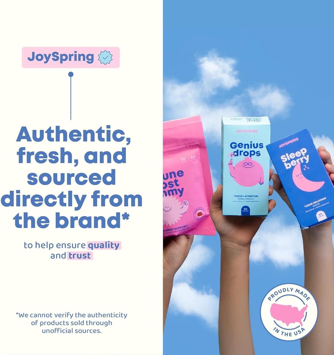 JoySpring 2 Mood Munchies Saffron Gummies for Kids | Saffron Extract Supplement