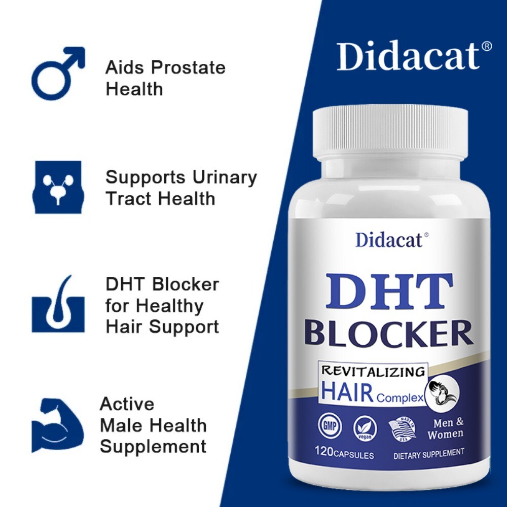 DHT Blocker – for Unisex, Anti-hair loss, biotin, healthy hair, nails and skin
