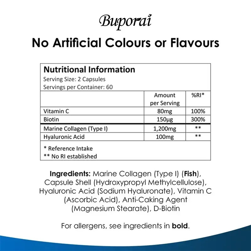 Collagen 240pcs,Brightens Skin Tone,Promote Skin Elasticity, Maintain Vitality
