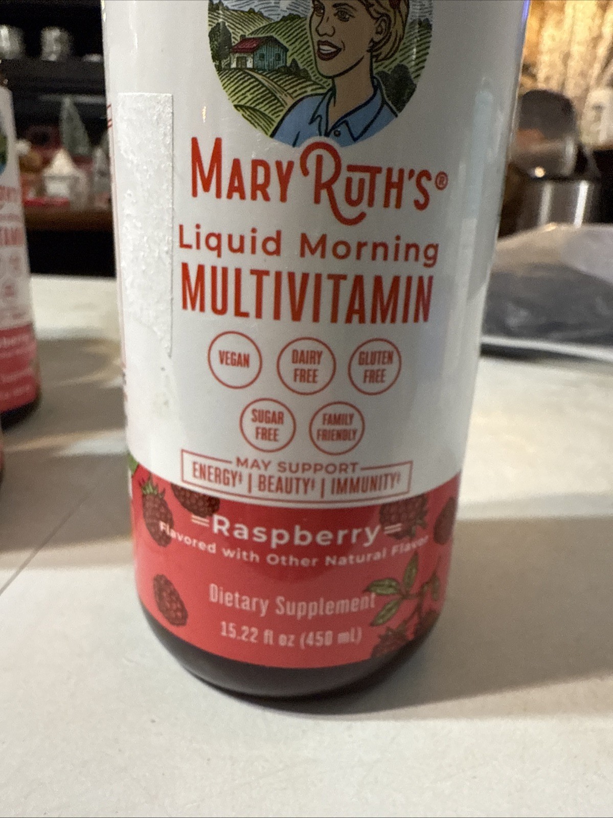 Liquid Morning Multivitamin, Raspberry, 15.22 fl oz (450 ml) Exp 2/27