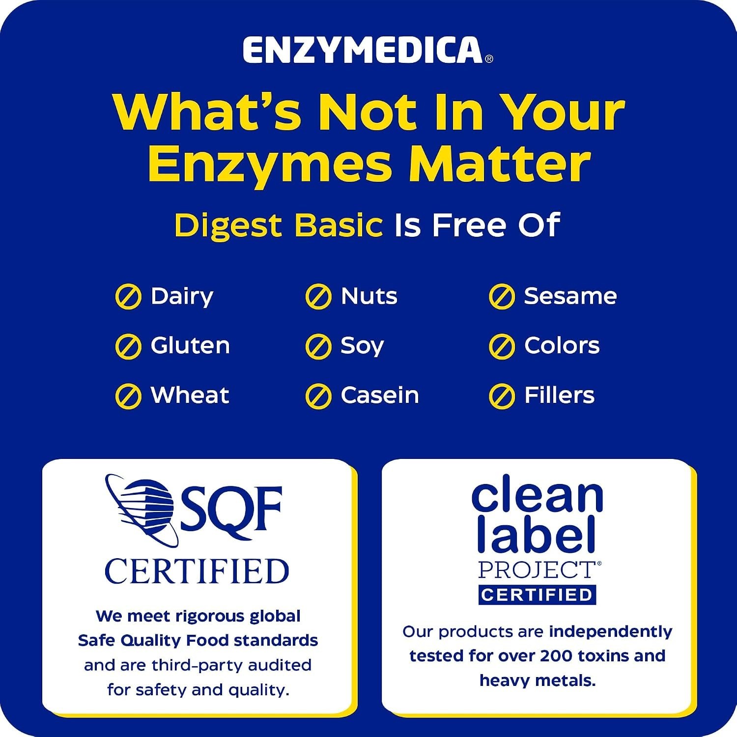 Enzymedica Digest Basic – Digestive Support Supplement – 90 Capsules – Lot of 2