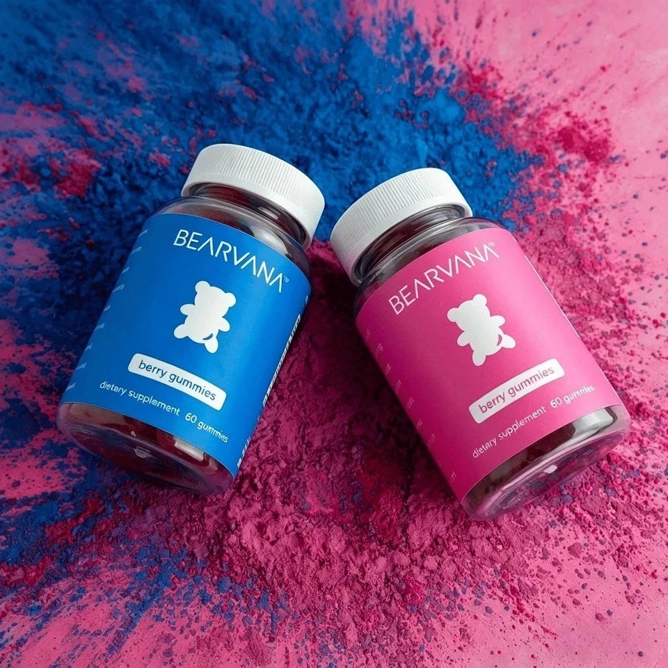 BEARVANA Combo Gummies – Women’s Support & Fitness Aid, Delicious Berry Flavor+