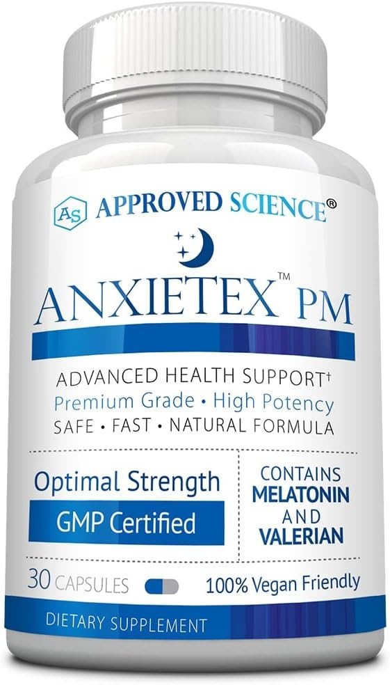 Approved Science Anxietex – Calm and Relaxation – L-Theanine and Magnesium