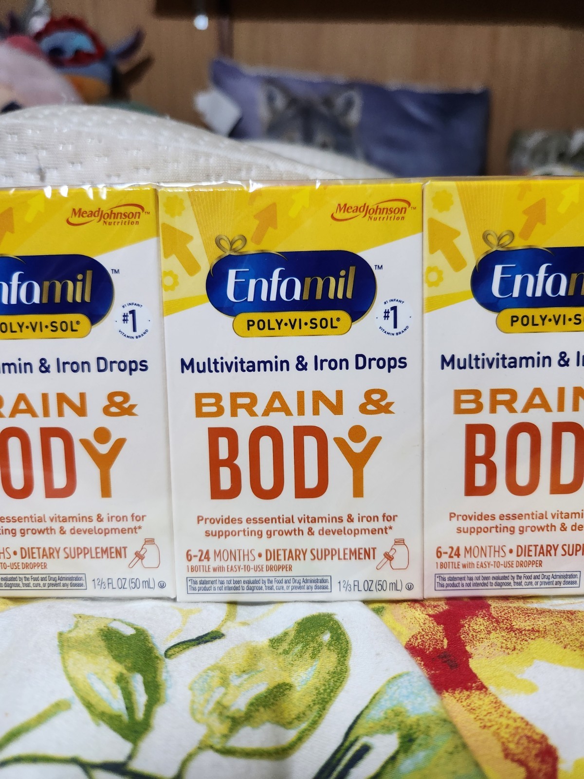 Enfamil Poly-Vi-Sol Multivitamin + Iron Liquid Drops, Youth, 1 2/3 fl oz