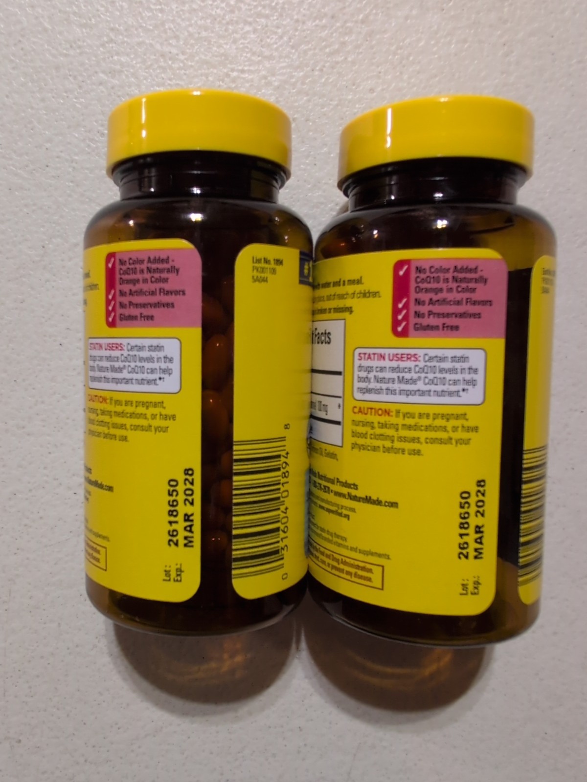 Nature Made CoQ10, 100mg. All-in-One Product, Softgels – 80 Count 03/2028