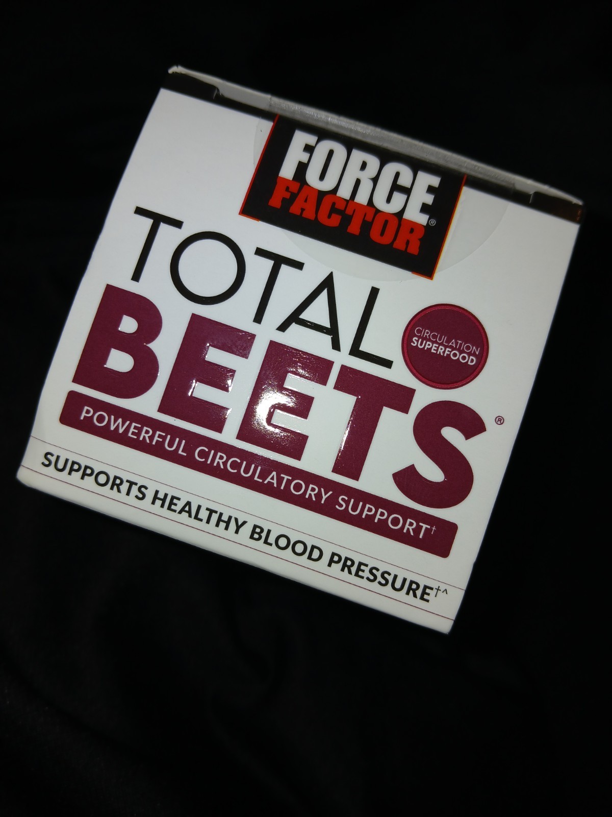 Force Factor Total Beets Blood Pressure Supplement 120 Tabs Exp:1/28 New
