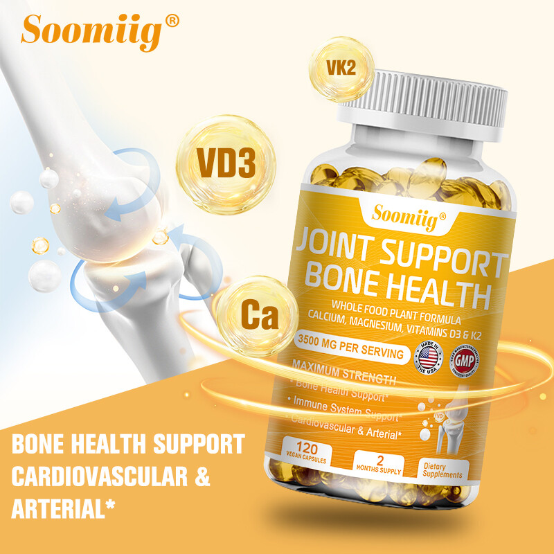 Vitamin D3 + K2 Softgels – Strong bones, heart, joint, immune health support