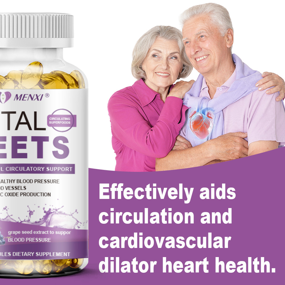 Total Beets Circulation Superfood Beet Root with Blood Pressure Support 120ct