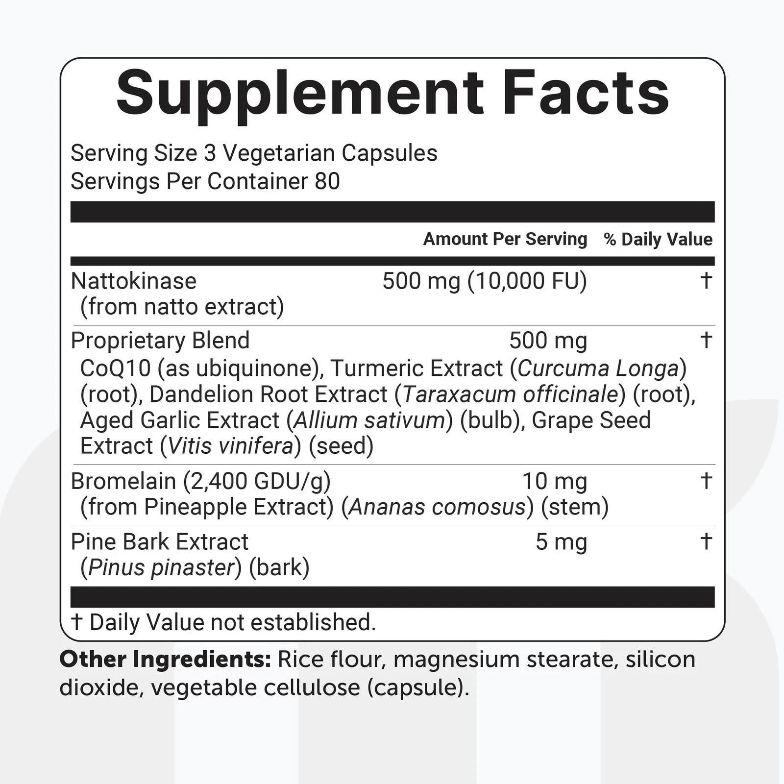 Micro Ingredients Nattokinase 10,000 FU Per Serving 240 Count (Pack of 1)