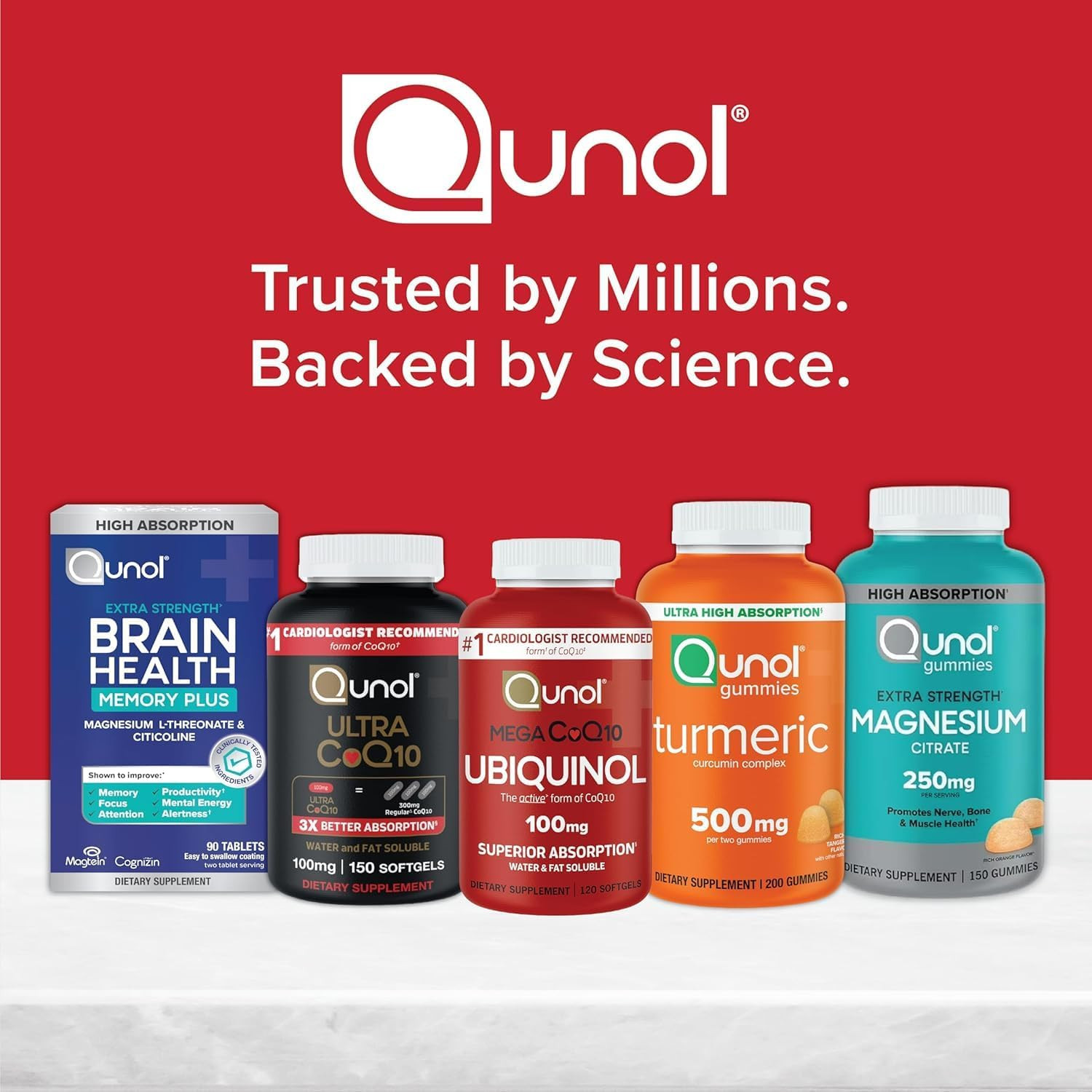 Qunol Ultra Coq10 100Mg Softgels- 3X Better Absorption, Antioxidant for Heart He