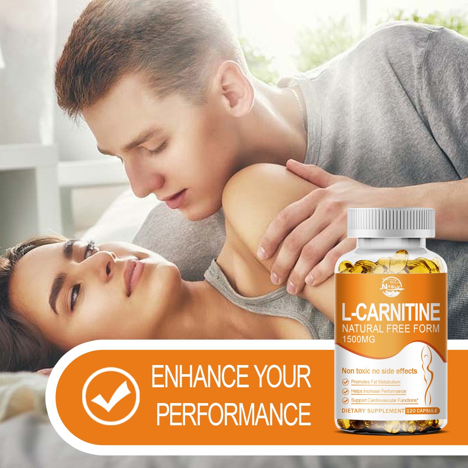 120 L-Carnitine 1500mg, Fat Burner Weight Loss Antioxidant Dietary Supplement