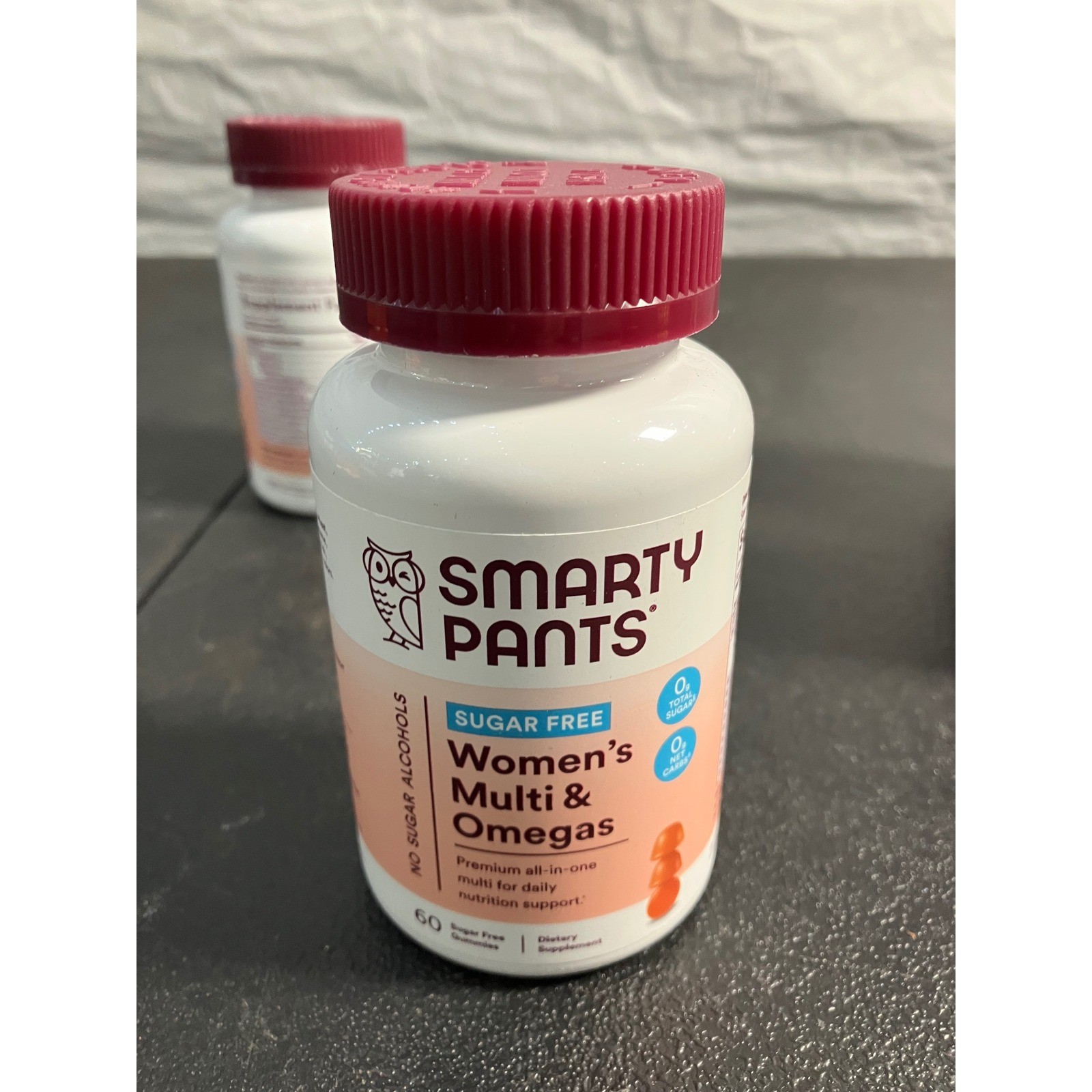 SmartyPants Sugar Free Womens Multi & Omegas 60ct Gummies Lot of 5 Exp 12/26