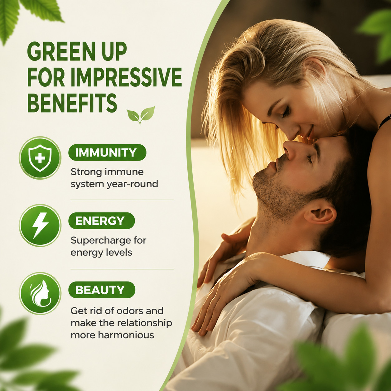 Deos Chlorophyll Internal Deodorant Capsules Full Body Fresh Detox Support 30ct