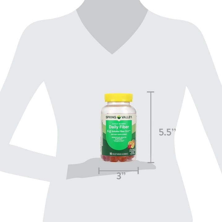 Spring Valley Adult Daily Fiber Dietary Supplement, 90 Gummies