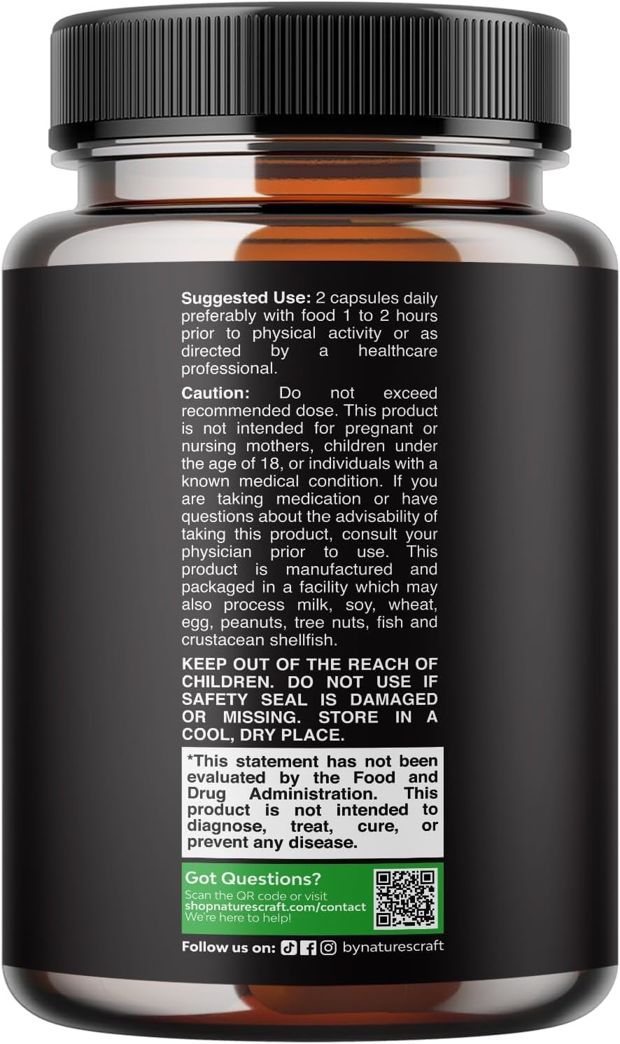 Horny Goat Weed for Men – Extra Strength Male Supplement 60 Count (Pack of 1)