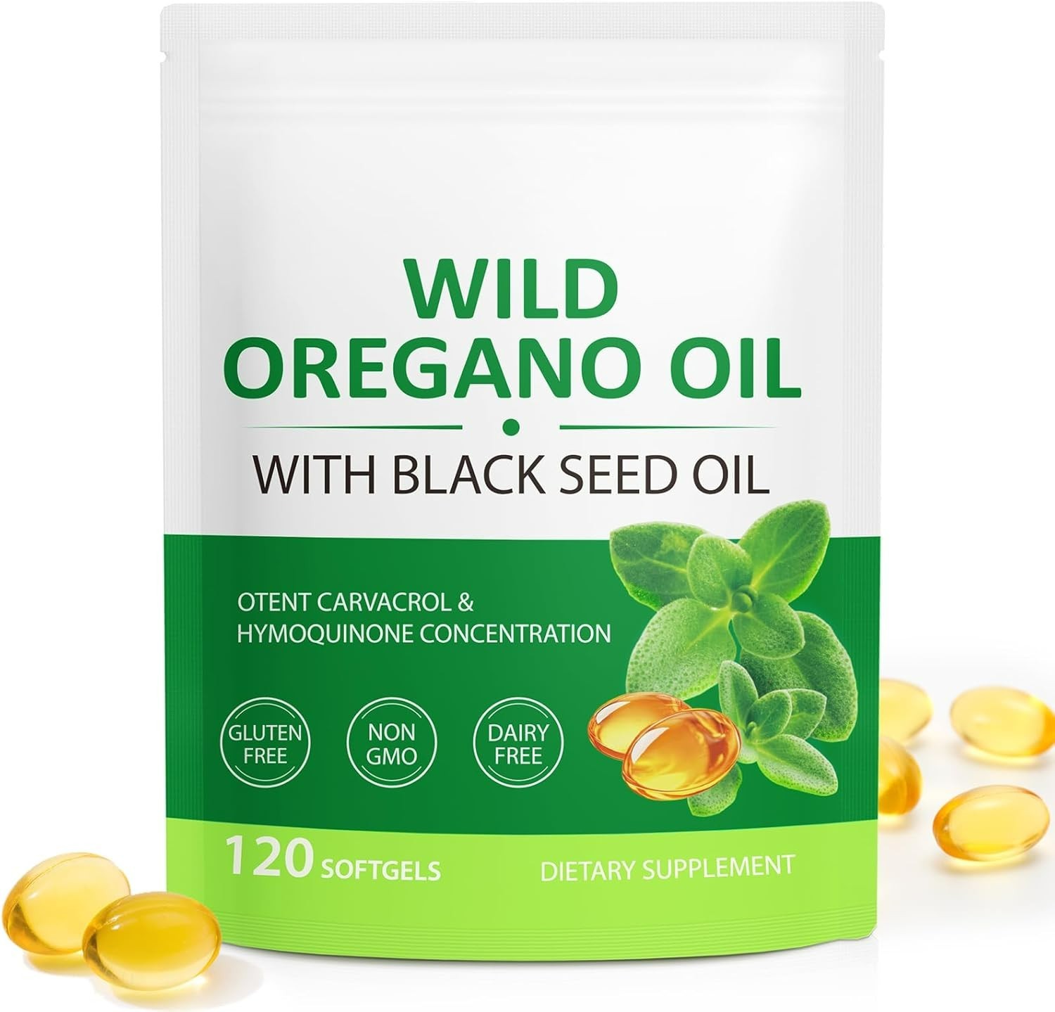 Resilia Oil Of Oregano With Black Seed Oil 6,000MG