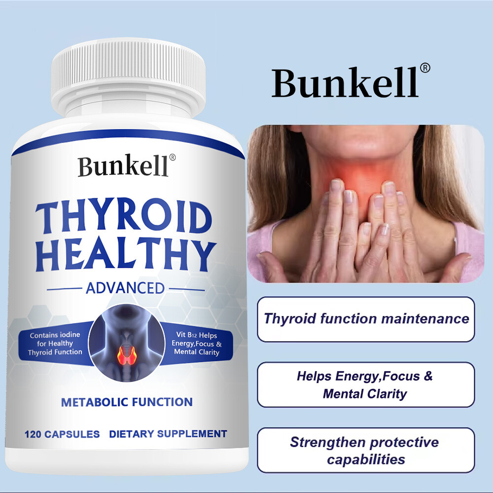 Thyroid Health Supplement 30/60/120 Capsules (NON-GMO) – Energy & Weight Loss