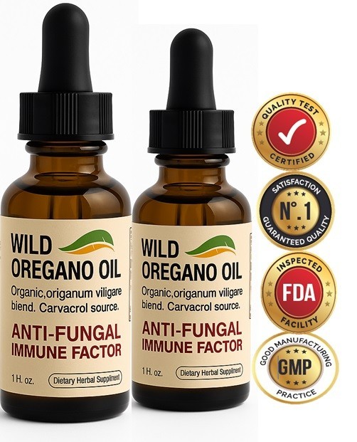 2 Pack Wild Oregano Oil – Extra Strength Carvacrol Source | Natural Immune