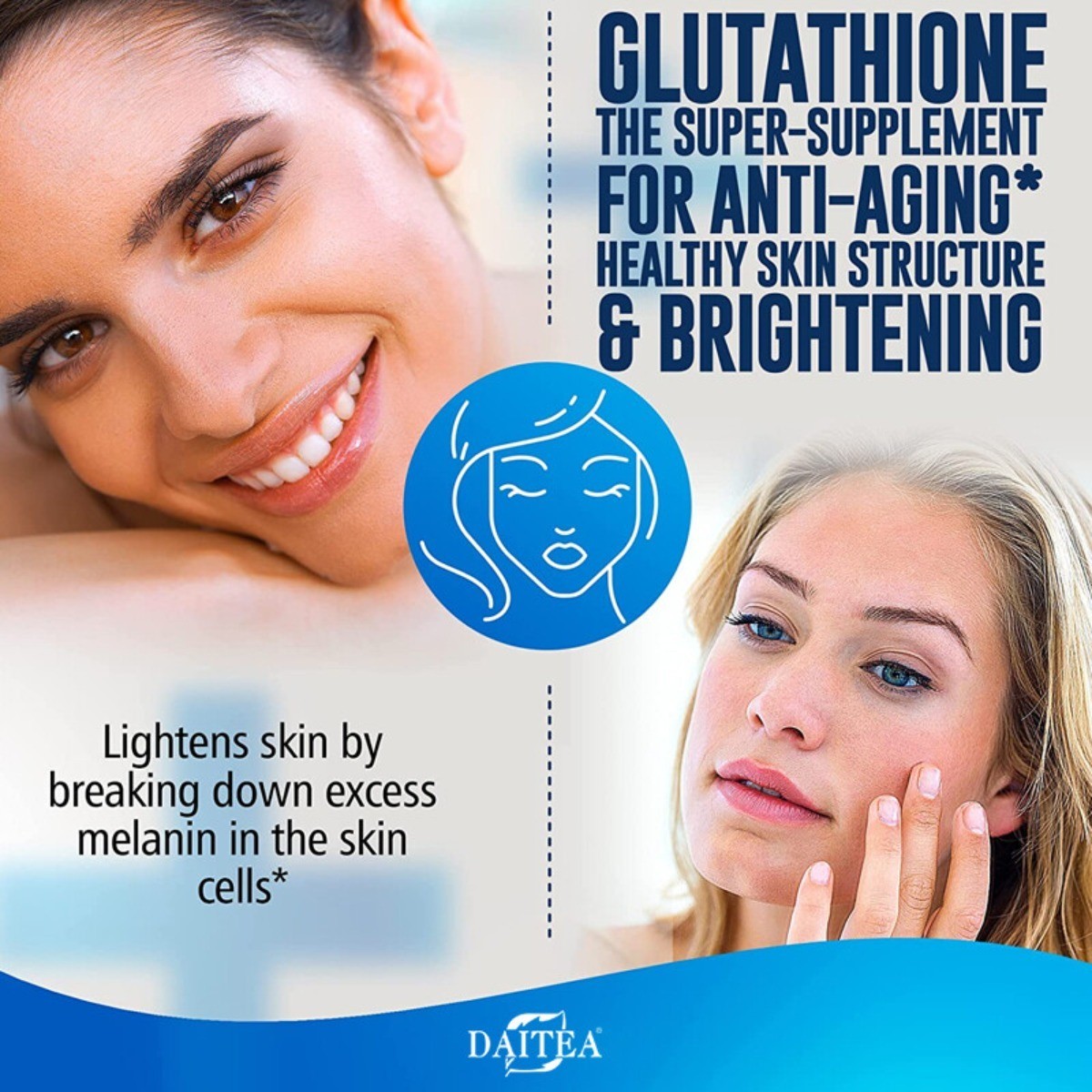 2 BOTTLES-NAC Glutathione Collagen Complex Antioxidant & Anti-Aging Skin Support