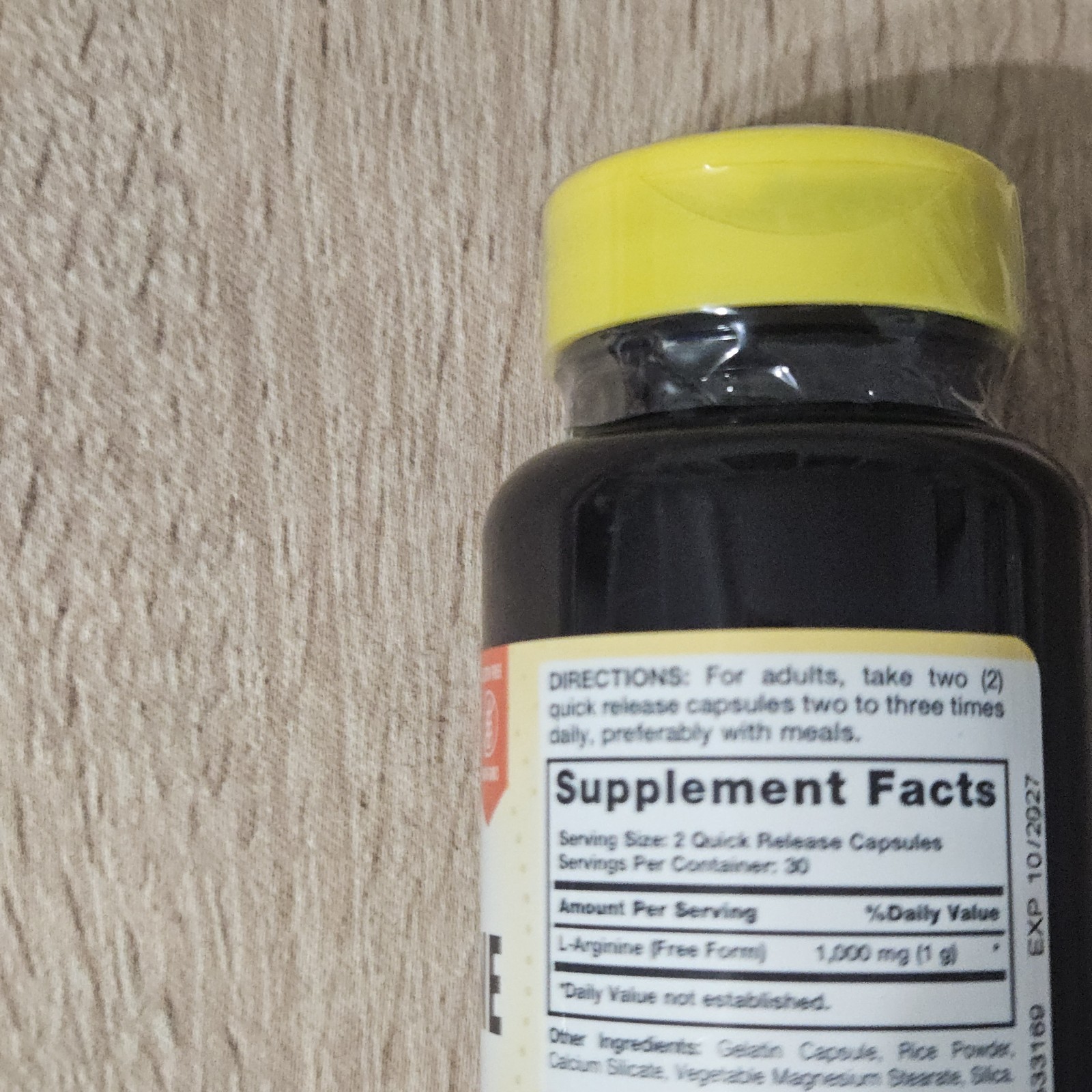 Sundance L-Arginine 1000mg Capsules | 60 Count | (Pack of 1)