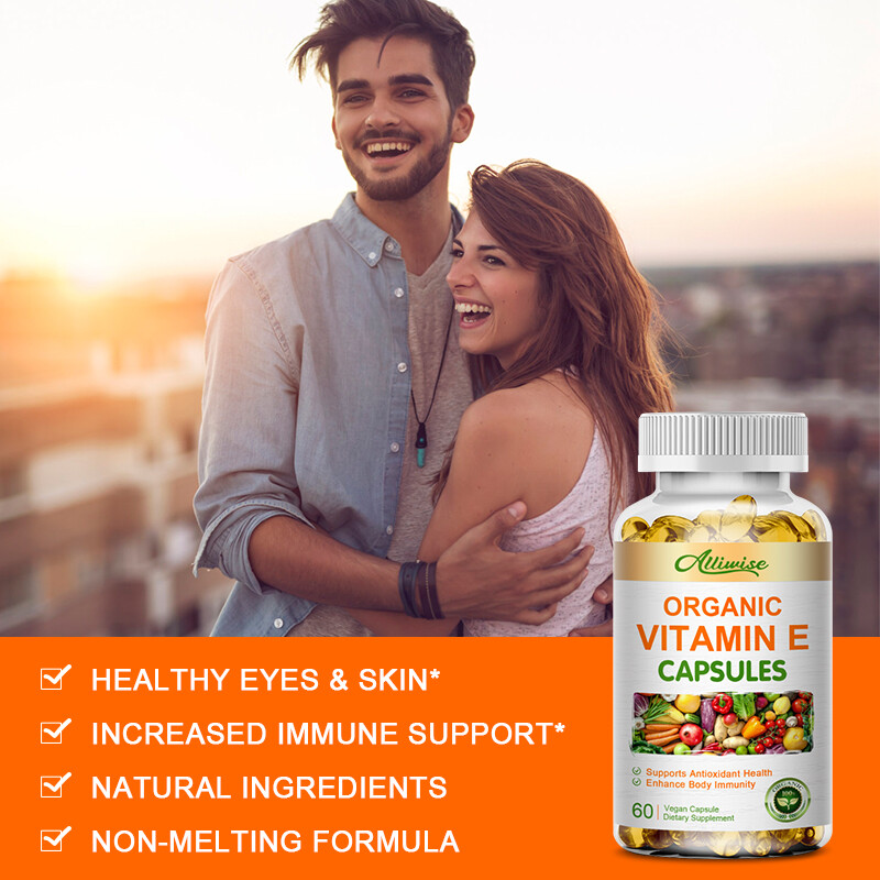 Vitamin E 1000 IU 120 Capsules – Supports Skin, Hair, Immune and Eye Health