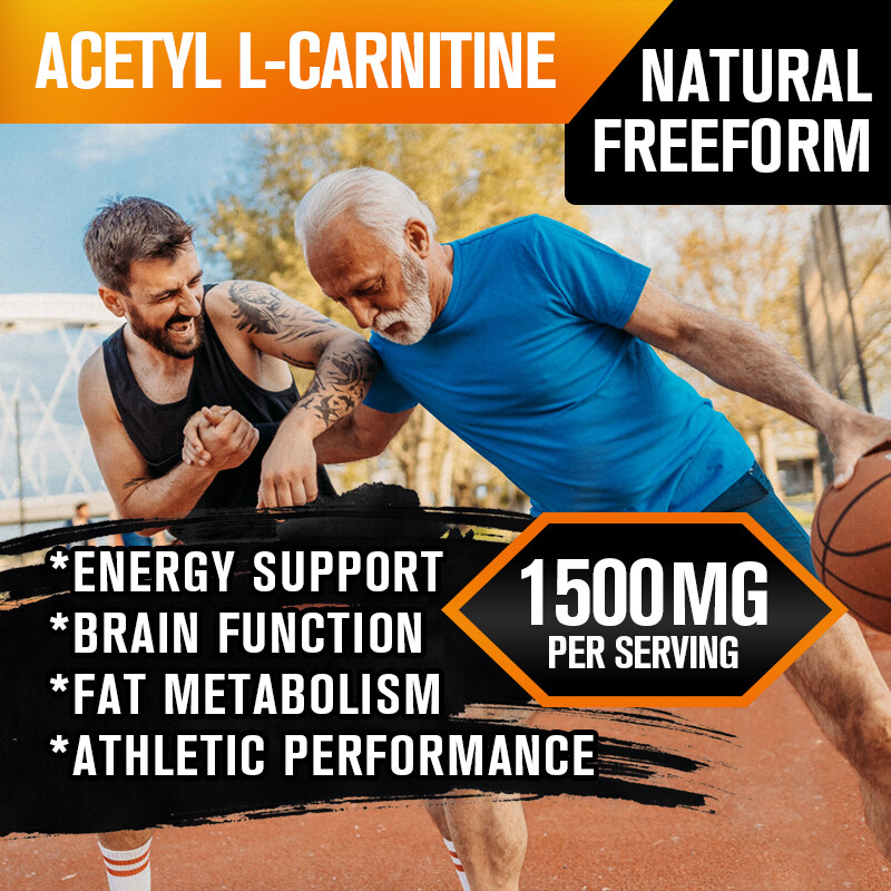 L-Carnitine Capsules – Fat Burner & Energy Booster – Weight Management 1500mg