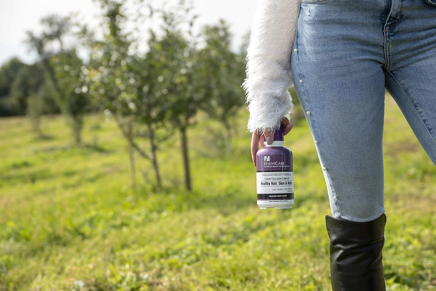 Rejuvicare Liquid Collagen Beauty Formula with Amino Acids, Protein and Biotin,