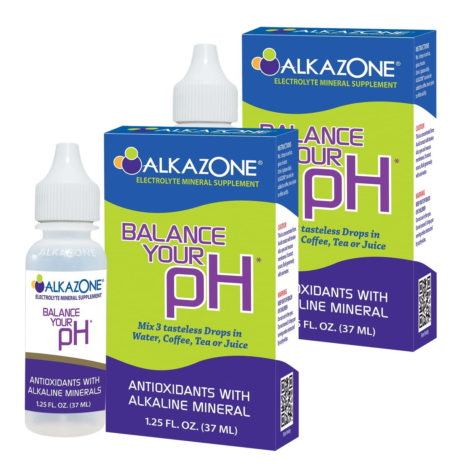 pH Balance Antioxidant Alkaline Mineral Booster Supplements – 2 Pack for Wellnes