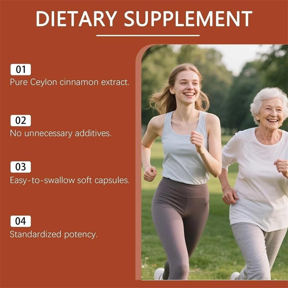 Ceylon Cinnamon 7,200Mg Equivalent | 300 Softgels with MCT Oil | Highly Bioavail