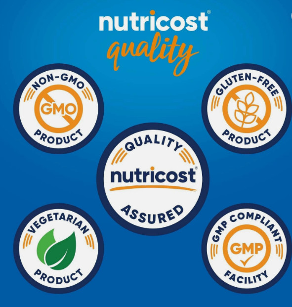 Nutricost N-Acetyl L-Cysteine (NAC) 600mg, 180 Capsules – Non-GMO & Gluten Free