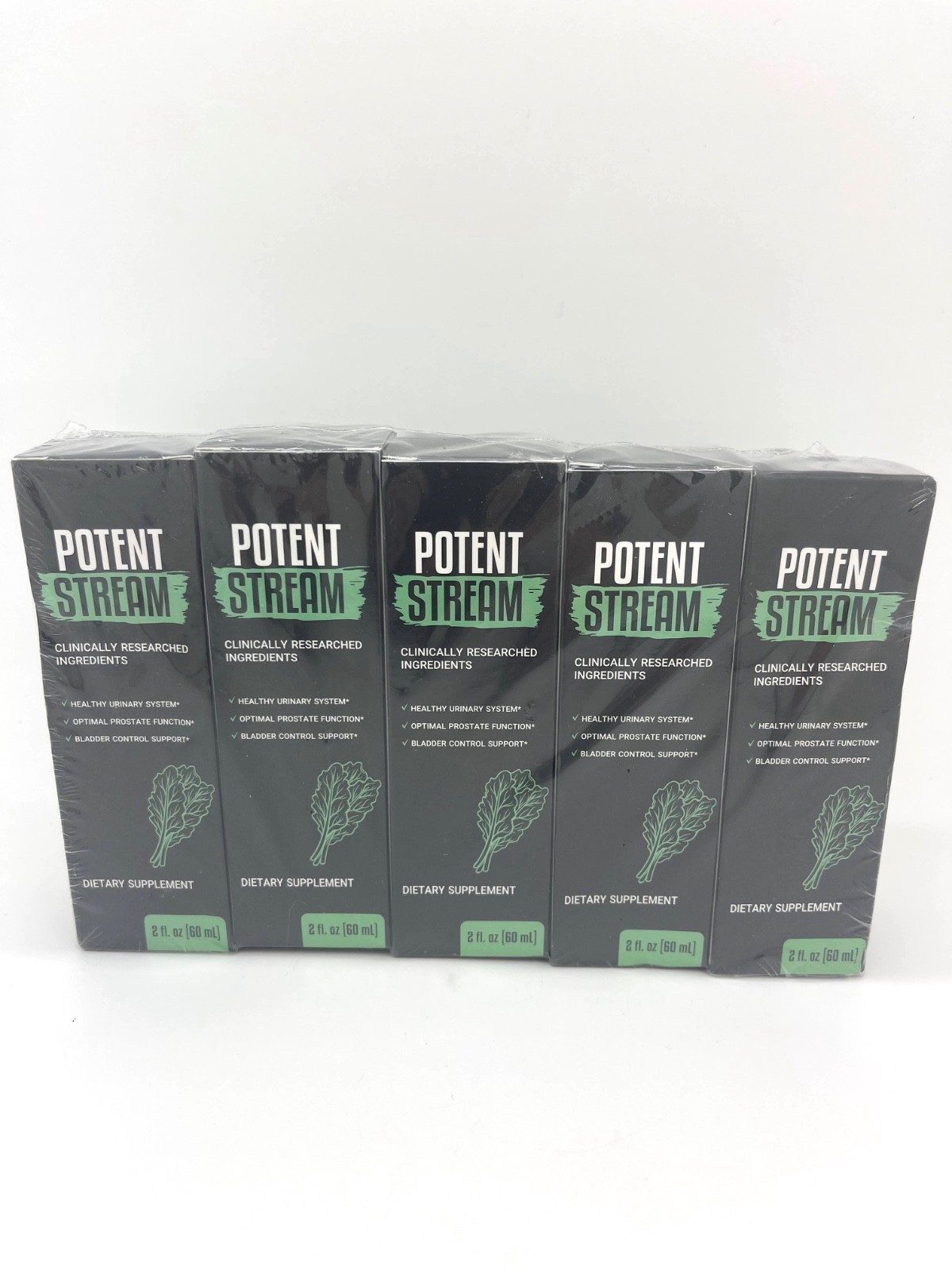 Potent Stream Drops, PotentStream Prostate & Overall Wellness Support – 5 PACK