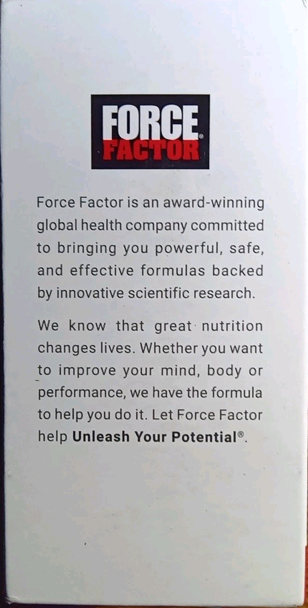 2 FORCE FACTOR ANTI-AGING!! NAD+ LONGEVITY COMPLEX SUPPLEMENT 60 X2 120 CAPSULES