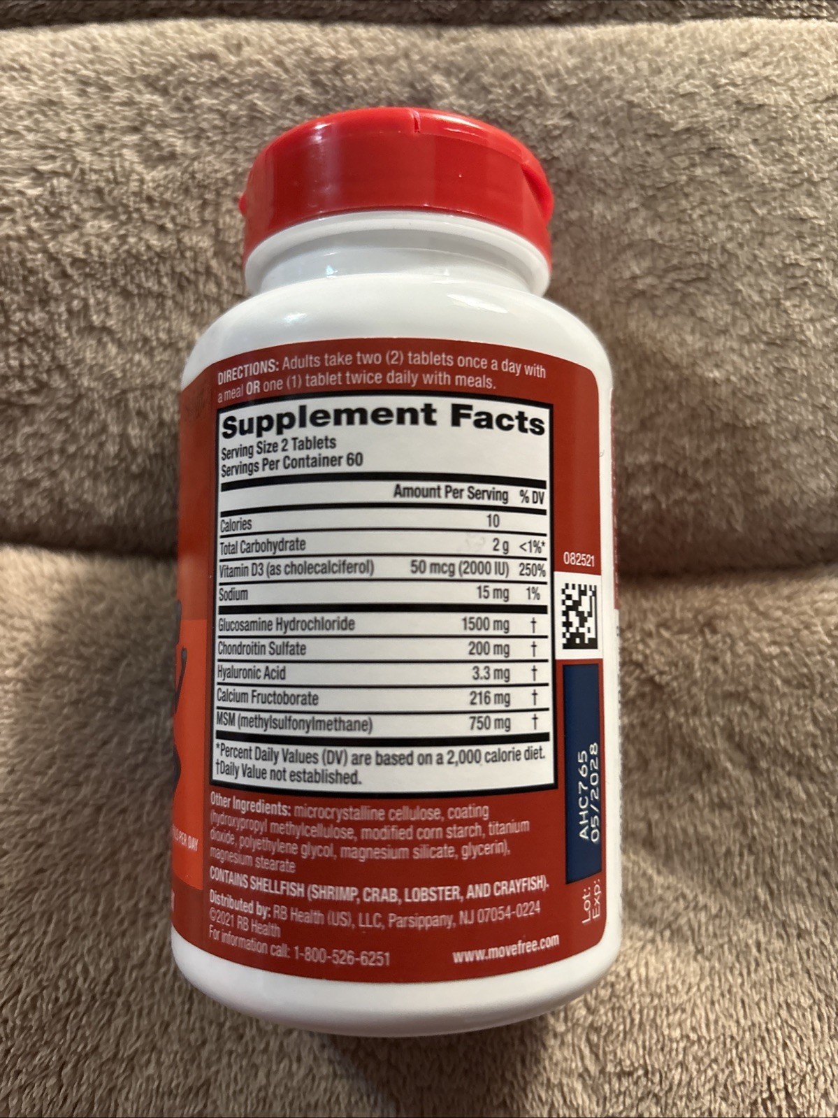 NEW Schiff Move Free Advanced Joint Health 120 Coated Tablets EXP 05/2028