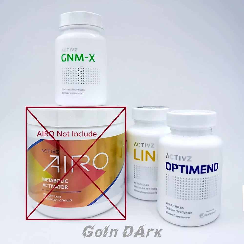 NEW ACTIVZ TRIFECTA 3 bottle set 1 LINQ + 1 GNMX + 1 OPTIMEND NEW LOGO