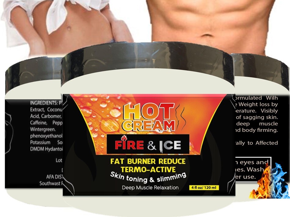 Unisex Anti Cellulite Slimming Hot Cream Weight Loss Fat Burner Body Lotion