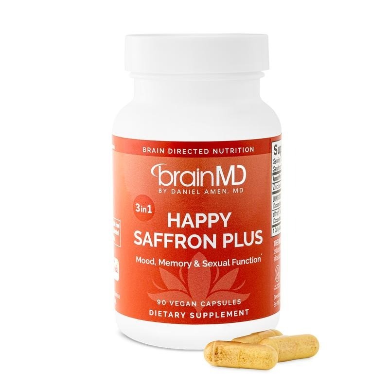 Saffron Plus Supplement Positive Mood Support Multivitamin Gluten Free