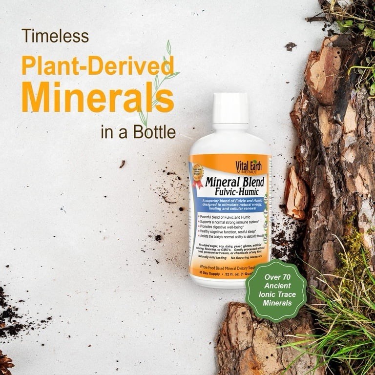 Vital Earth Minerals Mineral Fulvic Humic Blend 32oz