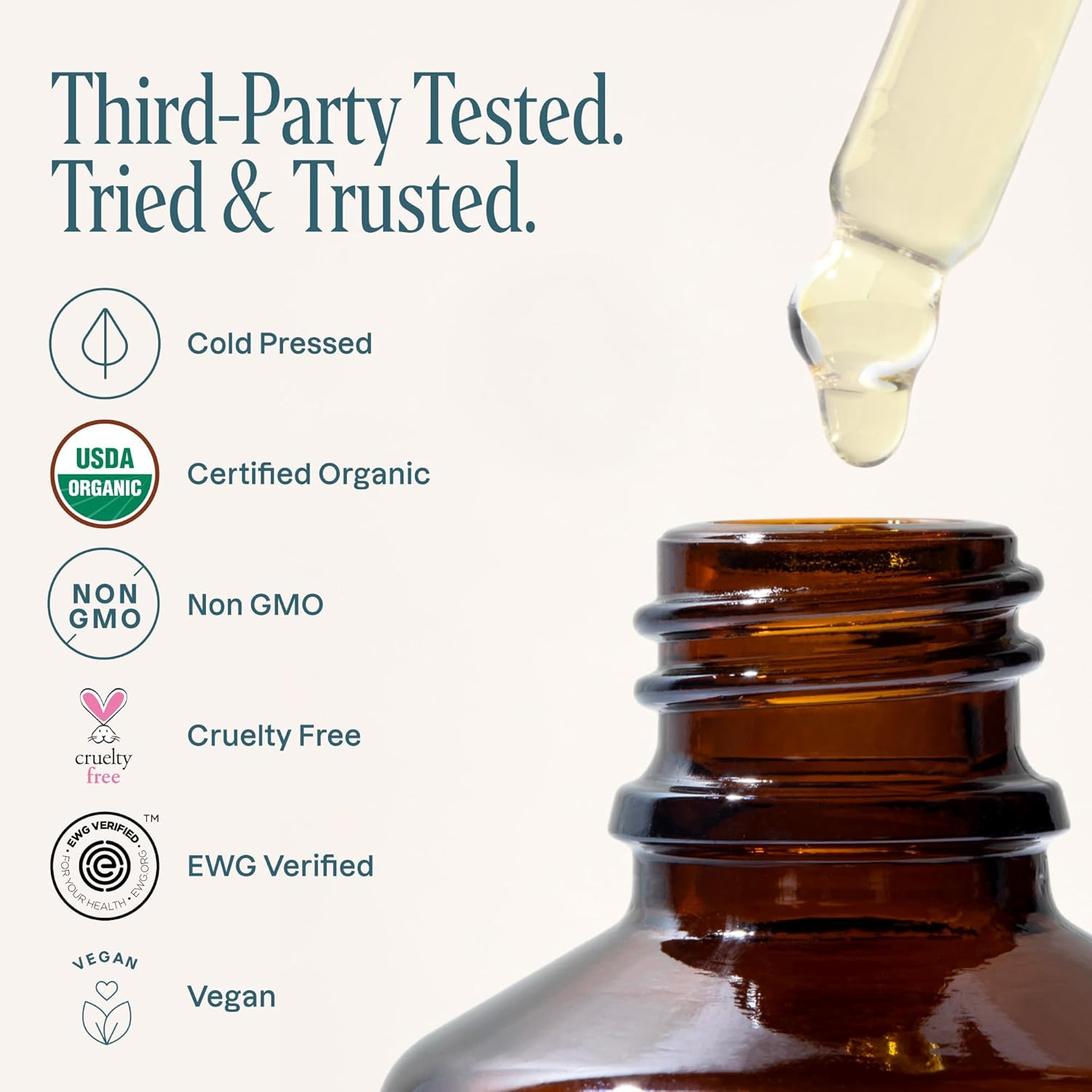 Organic Moringa Oil, 100% Pure – for Face & Hair | Natural Cold Pressed (Packagi