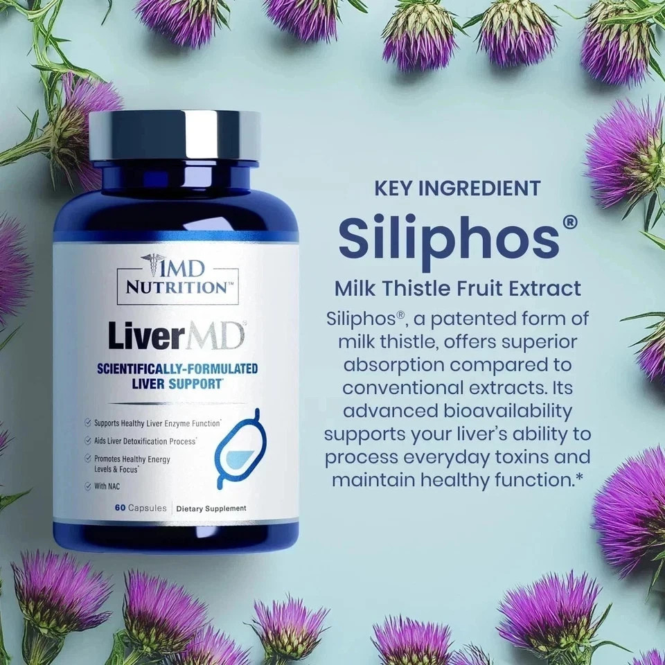 3 Nutrition 1MD Packs Supplement LiverMD Liver Aid – fresh | Exp 11/2027 High