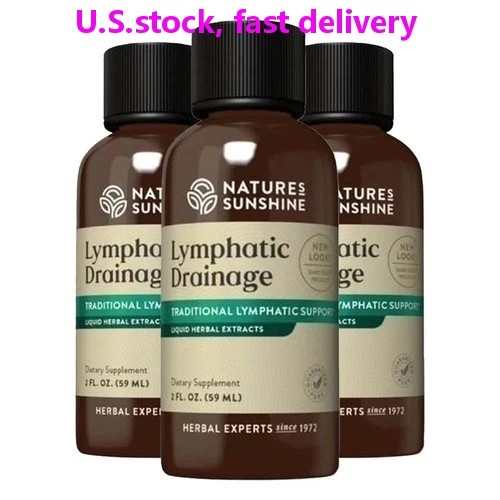 NEW 3PCS Nature’s Sunshine Lymphatic Drainage – Immune Support, Cleanse & Detox