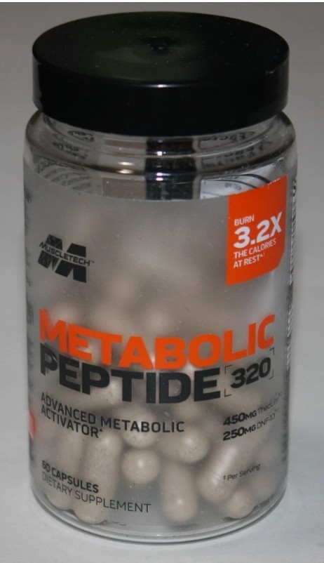 Muscletech Metabolic Peptide 320, 60 capsules, EXP 2027+