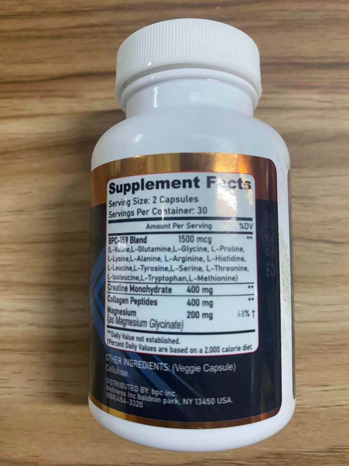 Peptides,Digestive BPC-159-Collagen & Intestinal Health,Antioxidants,Skin Health