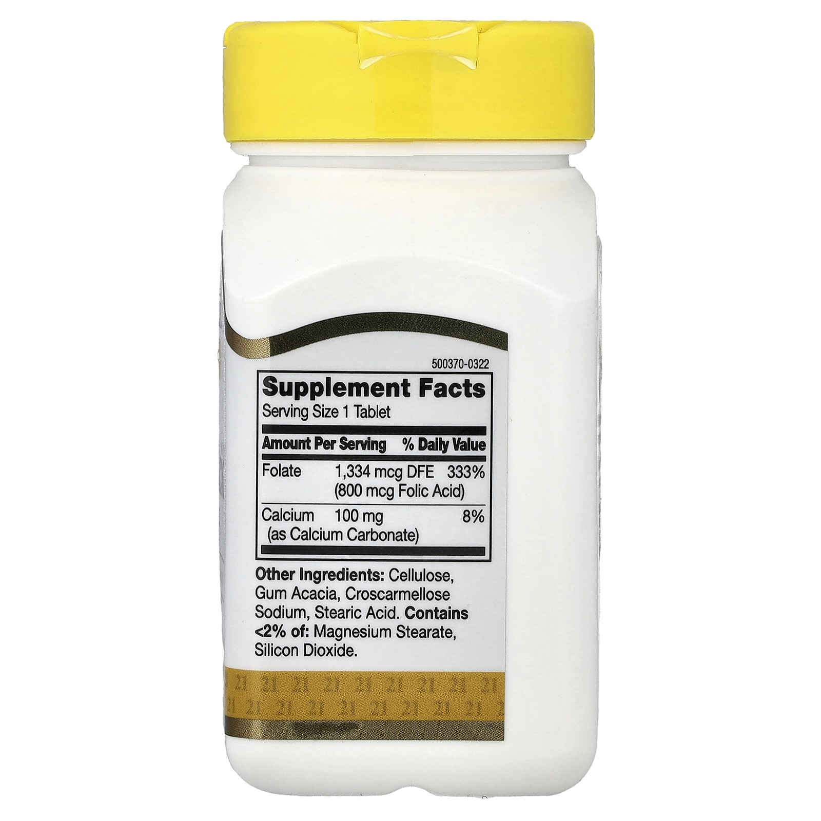 Folic Acid, 800 mcg, 180 Easy to Swallow Tablets