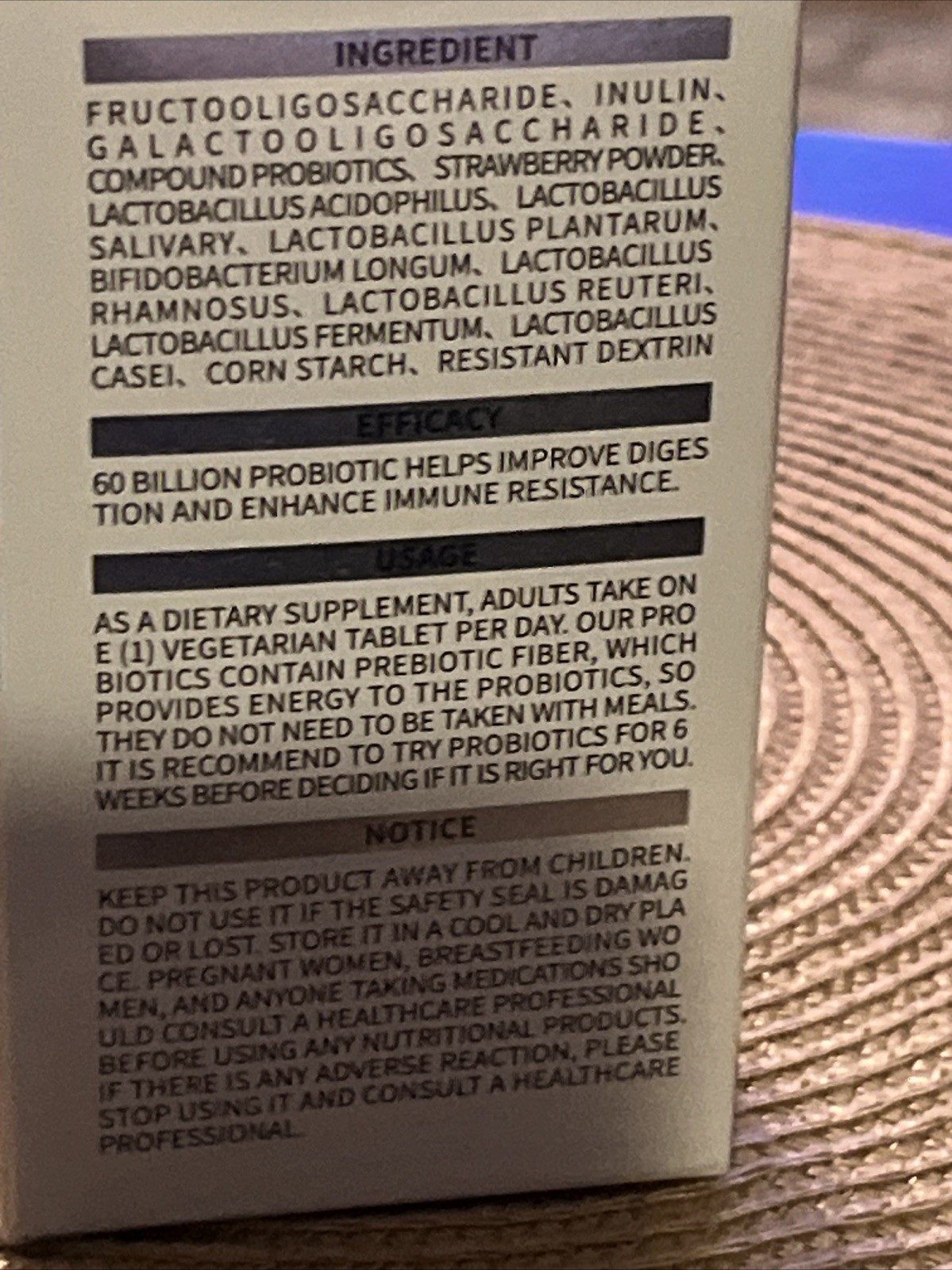 Anytalk Unisex Daily Probiotics 60 Billion CFU Capsules Exp08/2027
