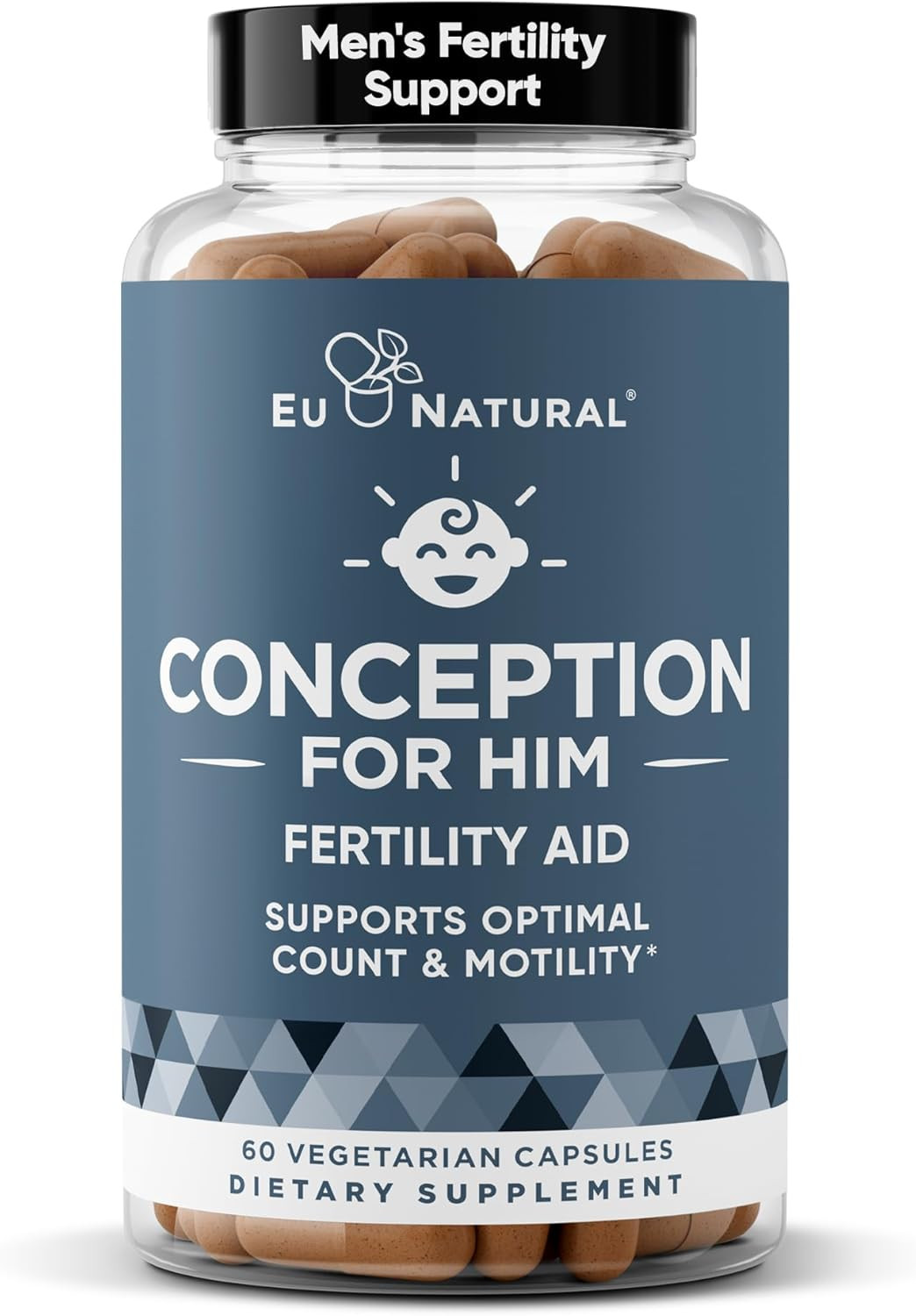 Conception for Him – Male Fertility Supplements with Ashwagandha, Folate & Zinc